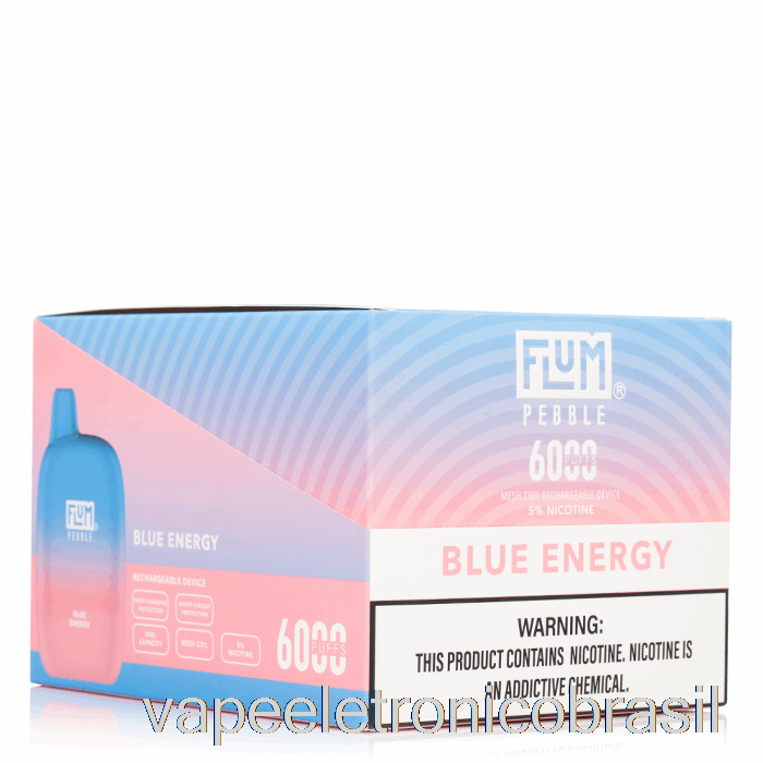 Vape Recarregável [pacote Com 10] Flum Pebble 6000 Descartável